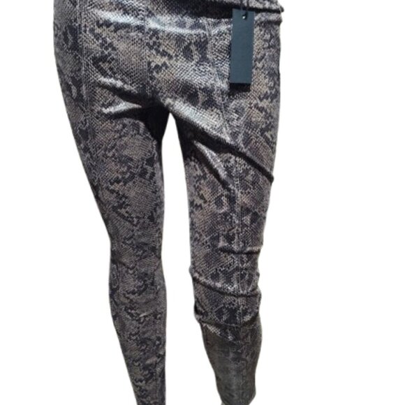 Blank NYC Sold by Free People Snake Print High Rise Women's Leggings Size 27 - Picture 5 of 12